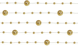  Gyöngyfüzér, arany, 1, 3 m (1 pkt / 5 db. ) (GP24)