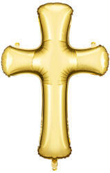  Fólia ballon Kereszt, 103, 5x74, 5 cm, arany (FB219-019)
