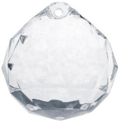  Medálok Gömbök, színtelen, 32 x 34mm (1 db / 5 db. ) (AB2-32-099)