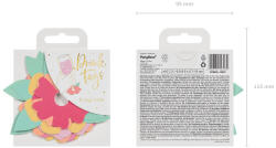  Italcímkék Virágok, keverék, 5, 5-9, 5x5, 7-10 cm (1 db / 10 db) (WSZ3)