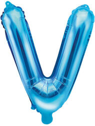  Fólia Lufi betű ''V'', 35cm, kék (FB2M-V-001)