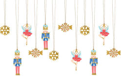  Ajándékcédulák Diótörő, mix (1 db / 12 db. ) (ZDZ21)