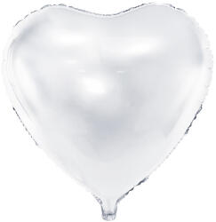  Foil Balloon Heart, 61cm, white (FB23M-008)