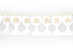  Papírfüzér IHS Kehely, fehér, 3m (GRB4)