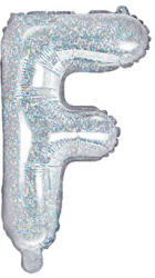  Lufiballonbetű ''F'', 35 cm, holografikus (FB2H-F-018)