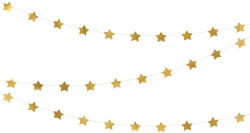  Garland Stars, arany, 3, 6 m (GLS8-019M)
