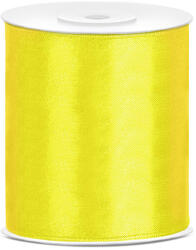  Szatén szalag, yellow, 100mm/25m (TS100-084)