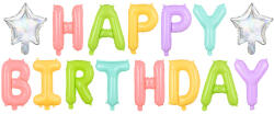  Lufiballon Boldog Születésnapot, 395x35cm, keverék (FB81)