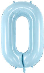  0'' számú fólia lufi, 86cm, világoskék (FB1P-0-001J)