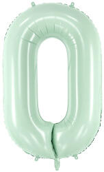  Foil Balloon Number ''0'', 72cm, green (FB230G-0-012)