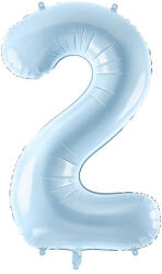  2'' számú fólia lufi, 72cm, világoskék (FB230P-2-001J)