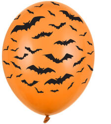 Léggömbök 30 cm, denevérek, pasztell M. narancssárga (1 db / 50 db) (SB14P-130-005)