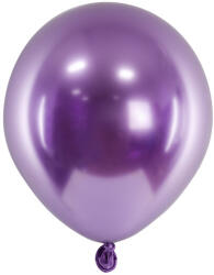  Fényes léggömbök 12 cm, lila (1 pkt / 50 db. ) (CHB1-5-014-50)