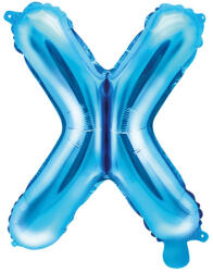 Fólia Lufi Betű ''X'', 35cm, kék (FB2M-X-001)