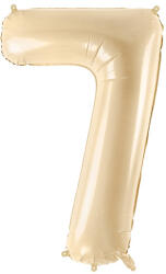 7'' számú fólia lufi, 72 cm, bézs (FB230P-7-013)