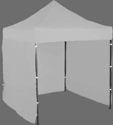 Expodom Gyorsan összecsukható sátor 2x2m - acél, 3 oldalfal, Szürke / antracit