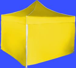 Expodom Gyorsan összecsukható sátor 3x3 m - alumínium, Sárga, 4 oldalfal