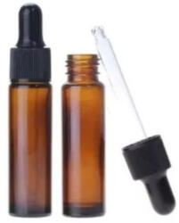 10 ml-es pipettás üveg - amber (1 db)