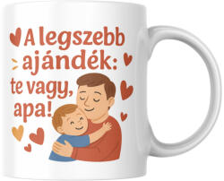  A legszebb ajándék te vagy apa fiús bögre (a_legszebb_ajandek_te_vagy_apa_fius_bogre)
