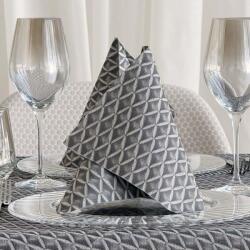 Pack Service Textilhatású szalvéta 40x40 cm 50 lap/csomag - Vivy barna