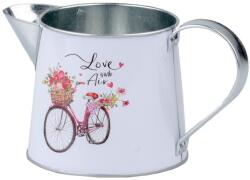  Kis Fém Öntözőkanna Szerelem Van A Levegőben Színes Dizájnban 185X115X105 Mm