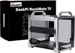 GeeekPi 4U Szerver Szekrény - 10" Rack Hálózati, Szerver és AV Eszközökhöz - DeskPi RackMate T0 Alumínium Ház Jó Szellőzéssel, Otthoni és Ir