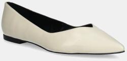 HUGO bőr balerina cipő Maridia - bézs Női 41