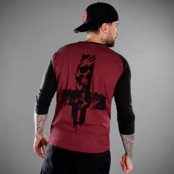 HYRAW Мъжка тениска с 3/4 ръкав hyraw - skull cross - 253ls02