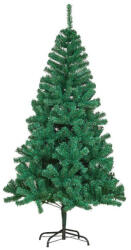 Flippy Brad de Craciun artificial cu suport inclus Flippy, 150 cm, 450 Ramuri Varfuri, Suport Clasic, Fara iluminare, utilizat pentru interior exterior, Verde (teo-136144)