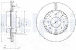 DELPHI Disc frana DELPHI BG4016 (BG4016) - fixbox
