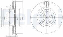 DELPHI Disc frana DELPHI BG2742 (BG2742) - fixbox
