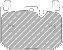 FERODO set placute frana, frana disc FERODO FCP4872Z (FCP4872Z)