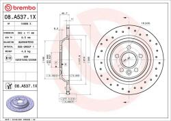BREMBO Disc frana BREMBO XTRA LINE - Xtra 08. A537.1X (08.A537.1X)