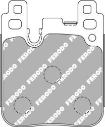 FERODO set placute frana, frana disc FERODO FCP4663Z (FCP4663Z)
