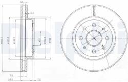 DELPHI Disc frana DELPHI BG4019 (BG4019)