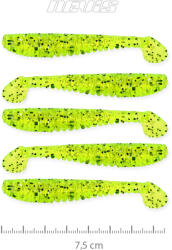 Nevis Impulse Shad 7.5cm 5db/cs (Poppy green) (9721-823)