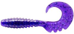 Fishup Fishup_Fancy Grub 2" 10Pcs. 060 - Dark Violet/Peacock & Silver (FHL15-132)