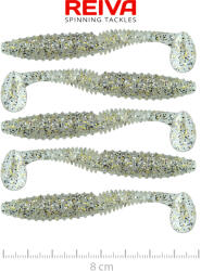 Reiva Zander Power Shad 8cm 5db/cs (Salt and Pepper) (9901-807)