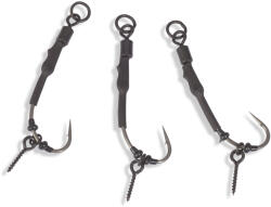 Anaconda Piercer Ronnie Rig Curve Shank mikró szakállas ponytyozó horog / 6 / 3db (2451016)