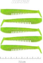Nevis Impulse Shad 7.5cm 5db/cs (Flash Chartreuse) (9721-842)