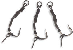 Anaconda Piercer Ronnie Rig Curve Shank Micro Barb szerelt pontyozó horog / 6 / 3db (2451026)