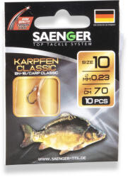 Saenger Carp Classic elõkötött horog 6 / 70cm / 10db (1987006)