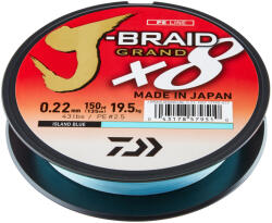 Daiwa J-Braid Grand X8 (blue, 0.16mm, 10.00kg, 135m) (12796-016)