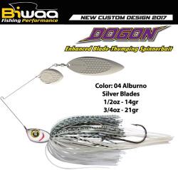Biwaa Spinnerbait Dogon 1/2Oz 14g 04 Alburno-Silver Blades (B001558)