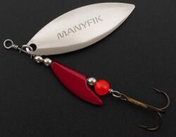 Manyfik Mobby V Vs05-2 3g Silver-Red körforgó villantó (MA-VS05-2) - jadabo