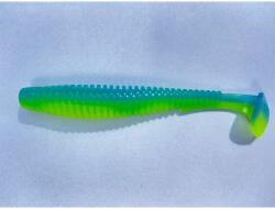 Fishup U-Shad 4" (8pcs. ), #206 - Sky/Chartreuse (FHL24-155)