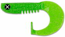 Monkey Lures Curly Lui gumihal 4" 10 cm Apple Bomb (5db/cs) (CL10AB)