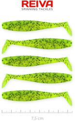 Reiva Flat Minnow shad 7, 5cm 5db/cs (Poppy green) (9902-805) - jadabo