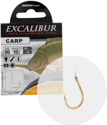 Excalibur Kötött Horog Carp Classic, Gold No. 6 (47024-006) - jadabo