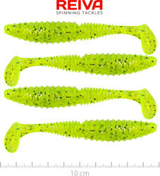 Reiva Zander Power Shad 10cm 4db/cs (Poppy Green) (9901-103)